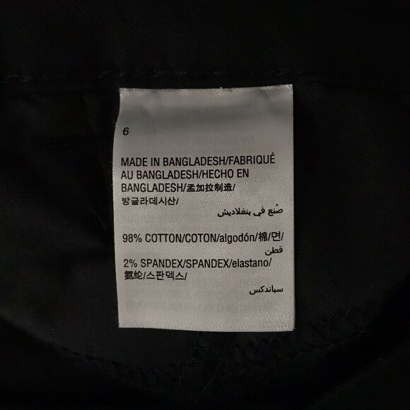 Karen Scott SZ 6 Capris Comfort Waist Zip-Fly Pockets Stretch Mid-Rise Black New - Picture 9 of 10